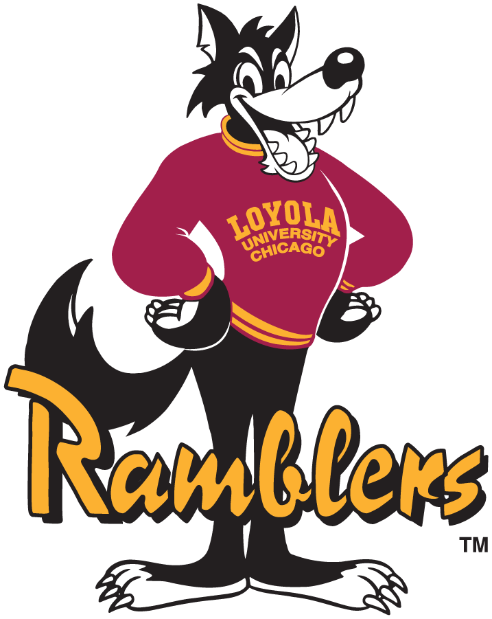 Loyola Ramblers 1994-2000 Secondary Logo iron on transfers for clothing